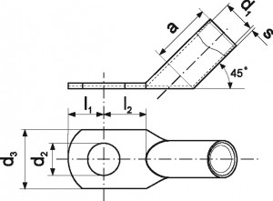 Technical drawing KCS45